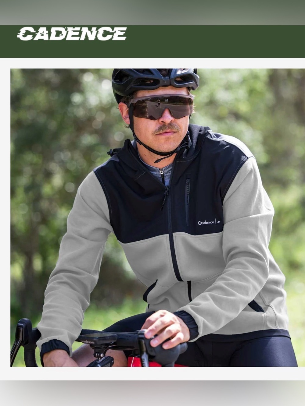 Cadence Hybrid Zip Jacket‎ Hike Cycling Outdoors , Large